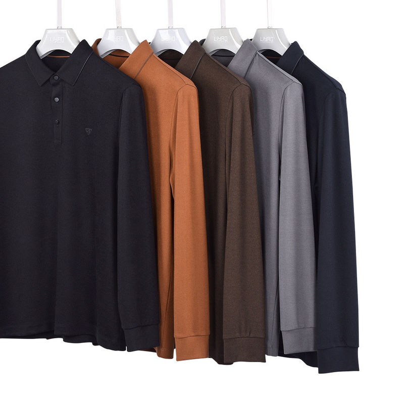 Προσαρμοσμένο λογότυπο Εκτύπωση T-shirts και Polo για άνδρες με απλό χρώμα