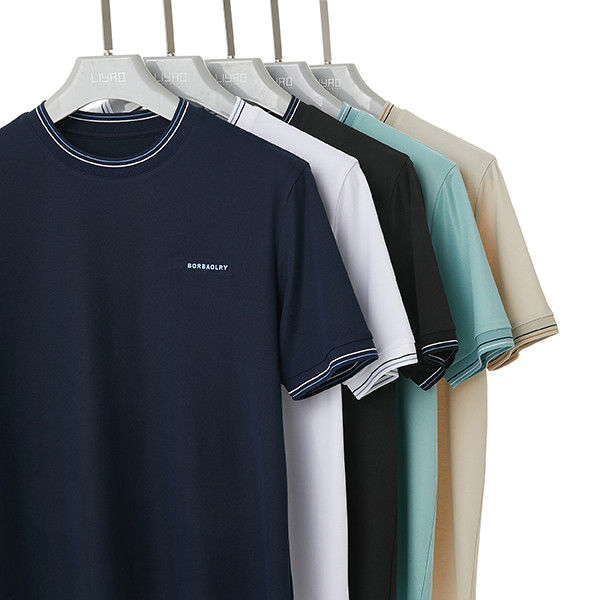 Γραφικά T-shirts γυναικείων μεγέθους 220 γραμμάρια με πλεκτό στρογγυλό λαιμό