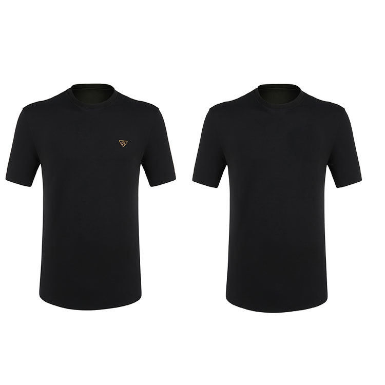 2024 Fast Puff Print Shirt Custom Logo Χρώμα T-Shirt Μαύρο με εξατομικεύσιμα μοτίβα