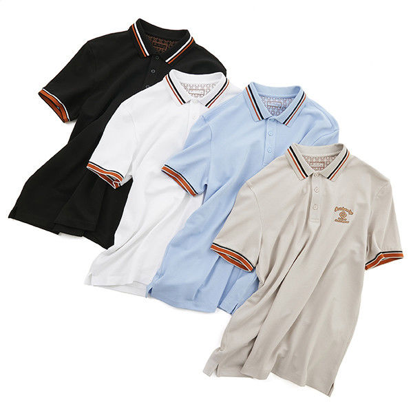 Γκολφ Slim ανδρικά Polo μπλουζάκια 100% βαμβάκι Puff εκτυπωμένο Custom Logo για τυχαίο