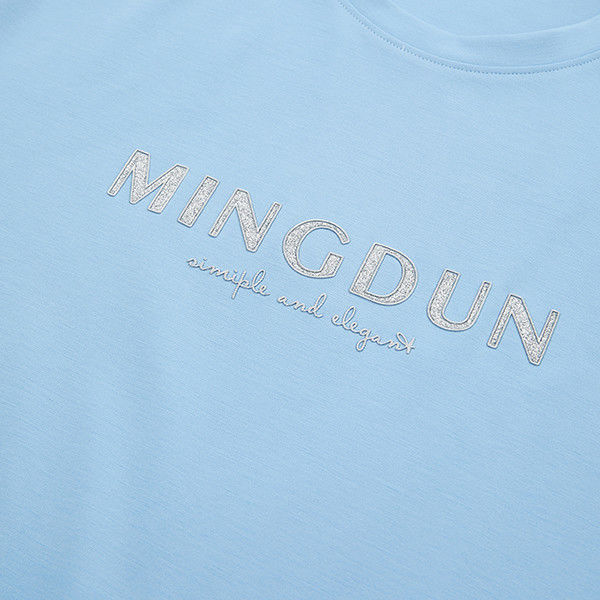 100% βαμβακερό ανδρικό μπλουζάκι με σύντομο μανίκι με βαρύ βάρος 300 γραμμάρια και προσαρμοσμένο λογότυπο