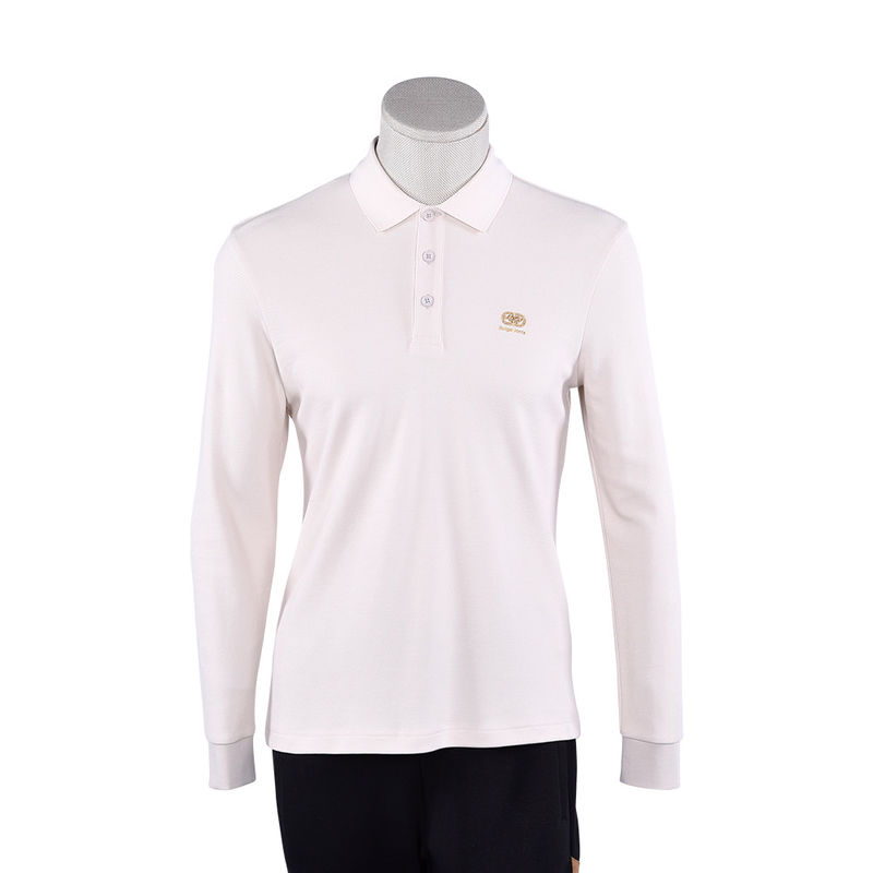 Προσαρμοσμένο λογότυπο Slim Fit Polo Shirt σε Anti-Pilling Black με μέθοδο πλέξιμου