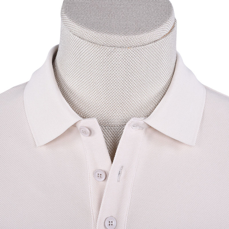 Προσαρμοσμένο λογότυπο Slim Fit Polo Shirt σε Anti-Pilling Black με μέθοδο πλέξιμου