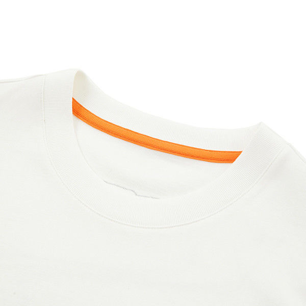 Επεξεργασμένο λογότυπο κεντήματα Crewneck πουκάμισο για τον άνδρα σε 100% βαμβάκι ύφασμα και 250 gsm