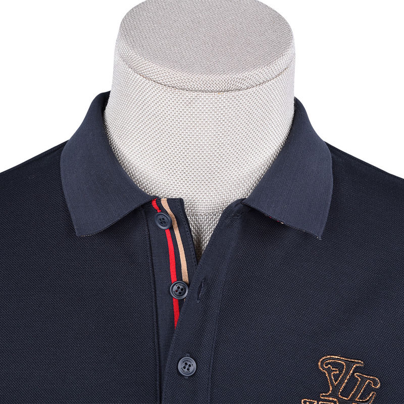 Φθινοπωρινή σεζόν Custom Logo Polo Shirt με διαφορετικό χρώμα κολάρο και αποδεκτή εκτύπωση