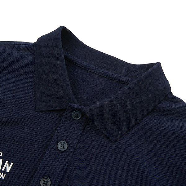 100% βαμβάκι υψηλό έπαινο άνετο Custom Logo Polo Shirt ύφασμα 95% Polyester 5% Spandex