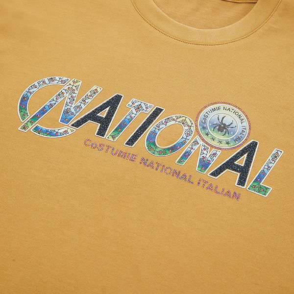 Προσαρμοσμένο Drop Shoulder βαμβακερό μπλουζάκι για άνδρες σε πλεκτή υφαντική μέθοδο και 230 gsm