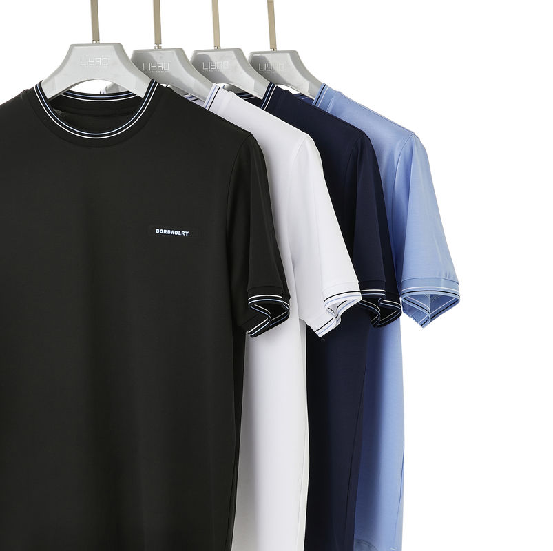 Επνευστικό μπλουζάκι Crewneck ύφασμα 100% βαμβάκι για άνδρες παιδιά oversize χαλαρό προσαρμόσιμο