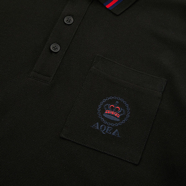 Προσαρμοσμένο ανδρικό Polo Shirt με σύντομο μανίκι με αναπνευστικό ύφασμα και κεντημένο λογότυπο