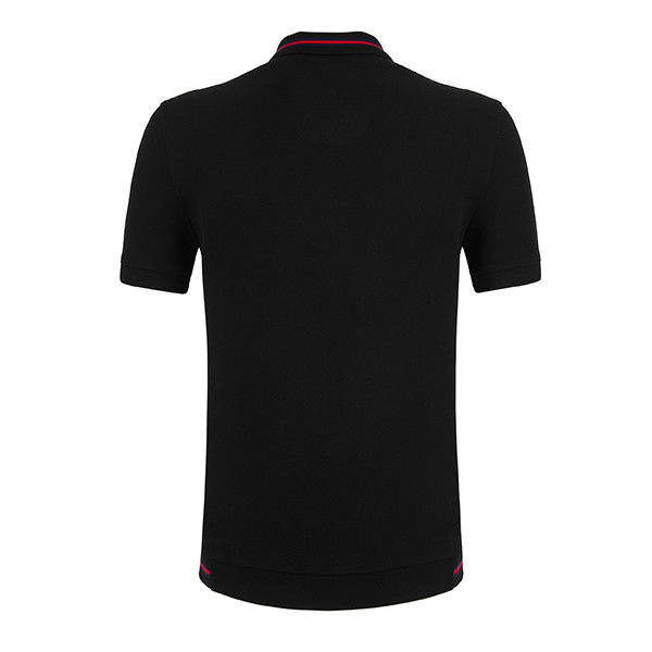 Προσαρμοσμένο ανδρικό Polo Shirt με σύντομο μανίκι με αναπνευστικό ύφασμα και κεντημένο λογότυπο