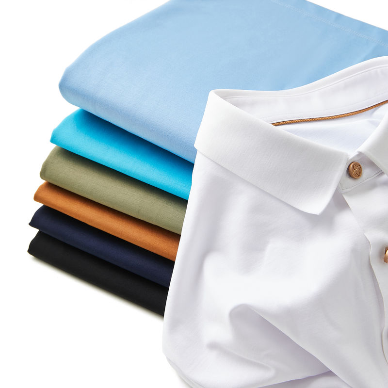 Χωρίς ραφή Custom Embroidery Logo Άντρες Polo T-Shirt 100% βαμβάκι T-Shirt Polo ODM Άντρας