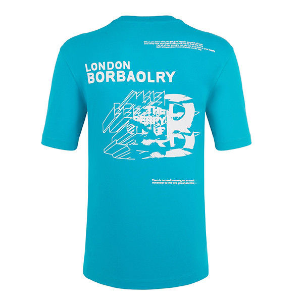 Προσαρμοσμένο σχεδιασμό 100% βαμβακερό μπλουζάκι O-Neck, αντηλιακό, με σύντομο μανίκι