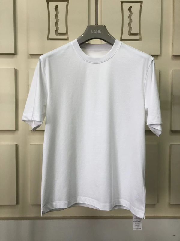 Αντι ρυτίδες απλό μεγέθους με στρογγυλό λαιμό 100% βαμβάκι Standard Fit Προσαρμοσμένο LOGO 64168Y7068