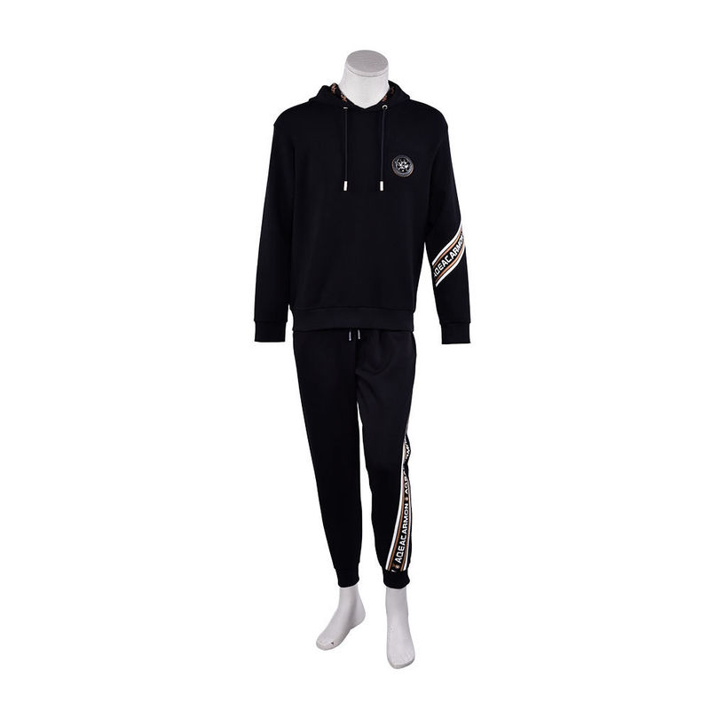 Προσαρμοσμένο χρώμα Plus Size Windproof Men Hoodie Set για Custom Logo Design Αθλητικά ρούχα
