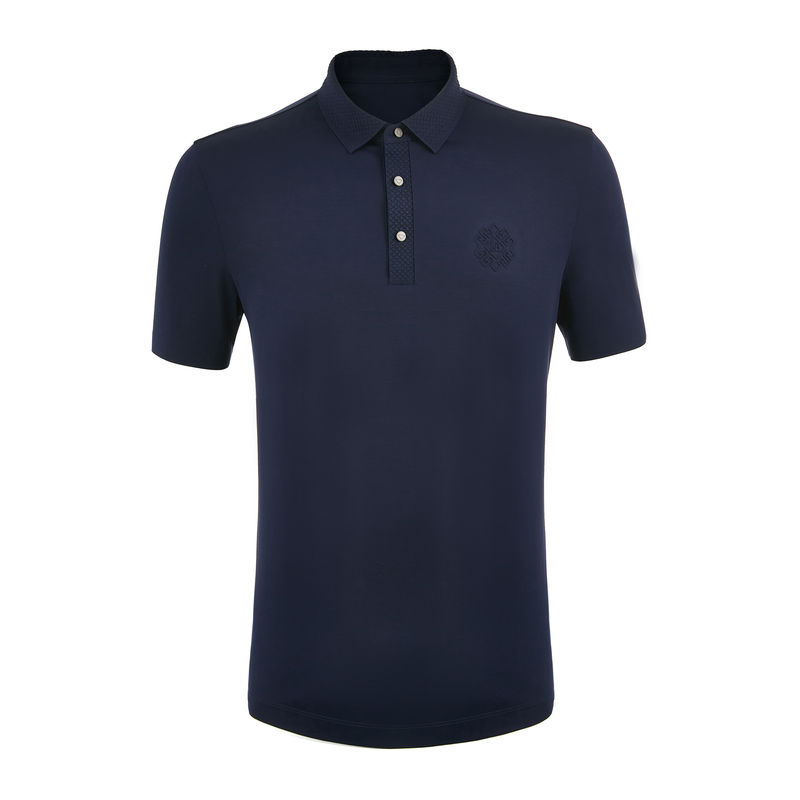 Προσαρμοσμένο χρώμα Logo Polo Spandex Nylon T Shirt ανδρών χωρίς ραφή για OEM ODM μοτίβα