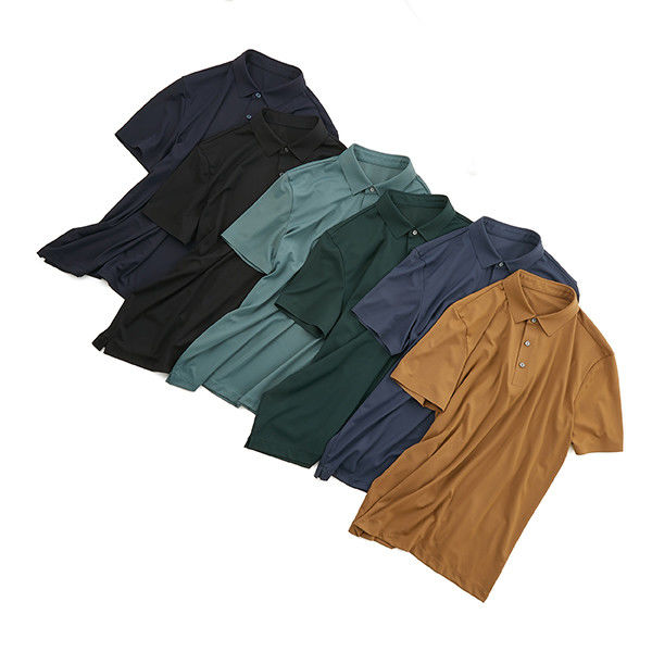 Προσαρμοσμένη εκτύπωση λογότυπου 220 Gsm Polo T-shirts για άνδρες χωρίς ραφή T-shirt με σύντομο μανίκι Polo