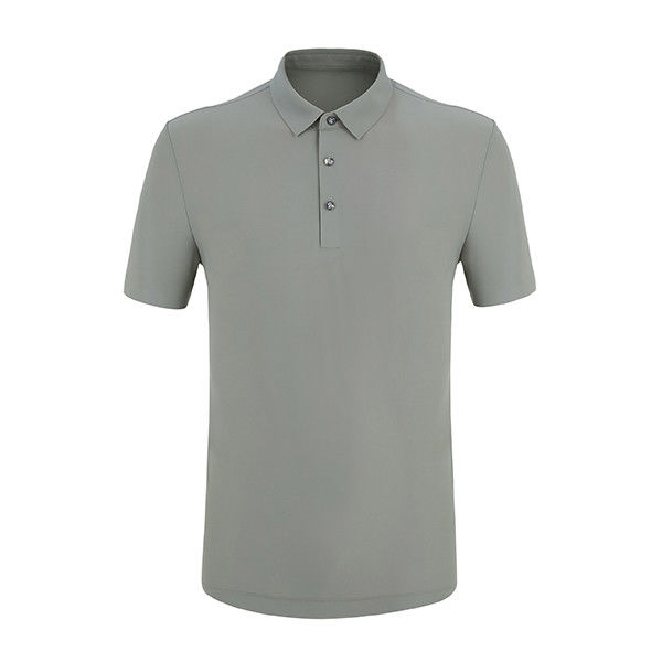 Προσαρμοσμένο χρώμα λογότυπο Πλούσιο μέγεθος Polo T-Shirt ανδρών με γρήγορη ξηρότητα και αναπνευστικό σχέδιο πλέγματος