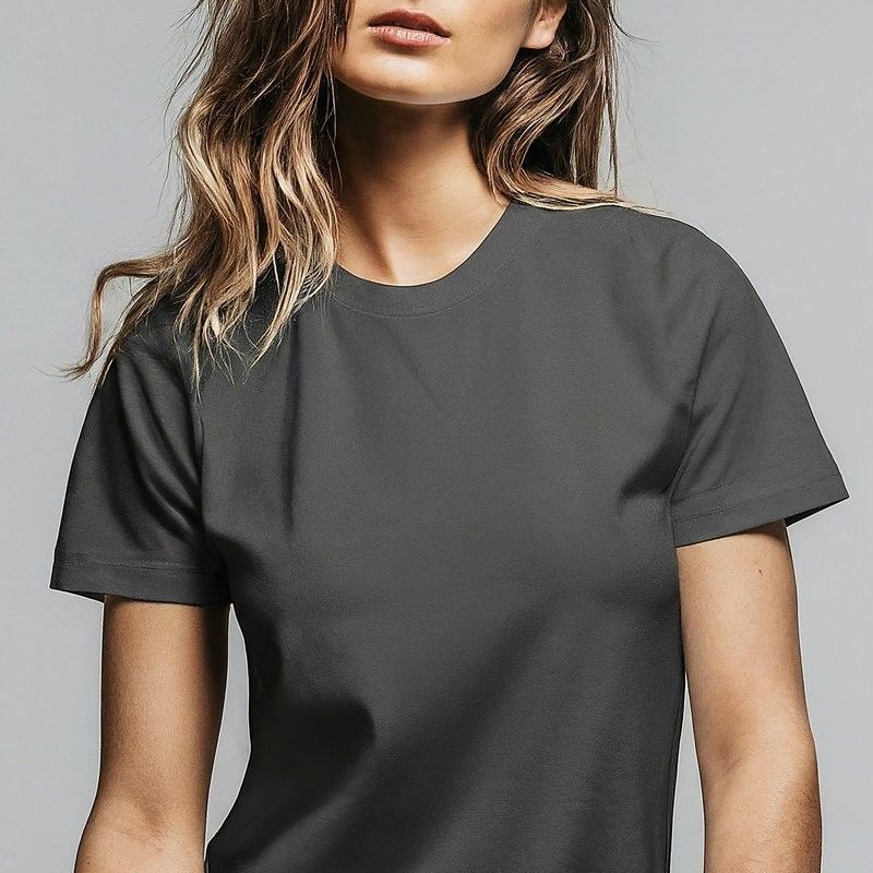 Αθλητικά Custom γυναικεία μπλουζάκια κεντημένα 260 Gsm για καθημερινή ασυνήθιστη