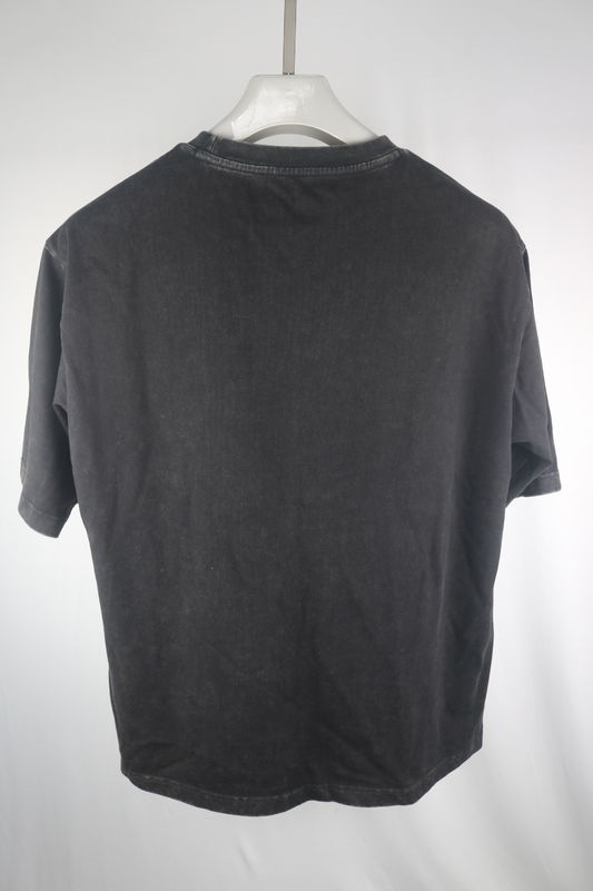 Άνδρες Casual οξύ πλύση 100% βαμβάκι T-shirts βαρύ βάρος 230 260gm υπερμεγέθους απλό κενό