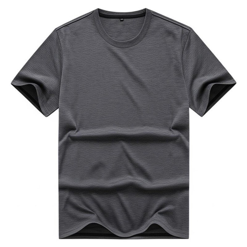 Short Sleeves Custom Men's T Shirts Knitted Fabric for Casual and Effortless Style