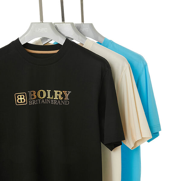 Υψηλής απόδοσης μπλουζάκια χονδρικό αντι ρυτίδες βαρέος βάρος προσαρμοσμένο μπλουζάκι 300 Gsm