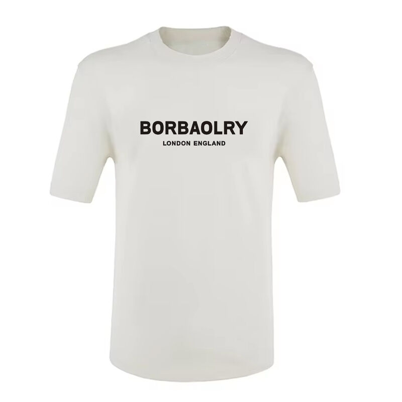 Χονδρική Προσαρμοσμένο 170-210 γραμμάρια Υψηλή Ελαστικότητα Καλή Ποιότητα Εξατομικευμένο Ανδρικό T-Shirt με Λογότυπο