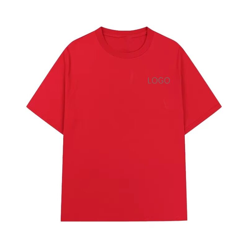 Καλοκαιρινό στρογγυλό λαιμό casual μόδα βραχυμανίκια βαμβακερό μπλουζάκι αθλητικά ρούχα χαλαρό πάνω σε αποθεματικότητα