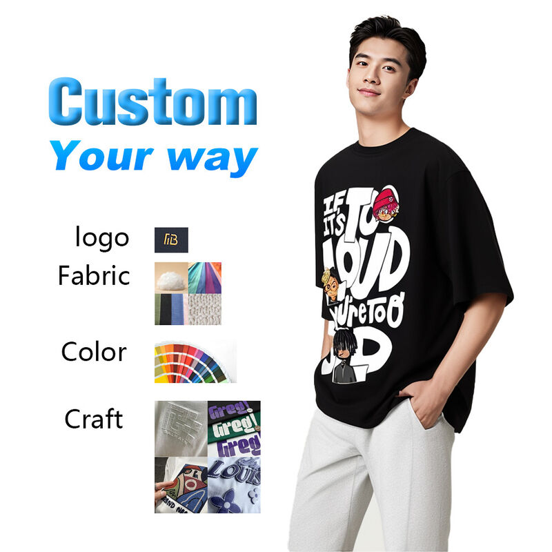 100% Βαμβακερά Ανδρικά T-Shirts Oversized με Εφέ Όξινης Πλύσης, Vintage T-shirt με Προσαρμοσμένο Λογότυπο, Κοντό/Μακρύ Μήκος, Κλασικός Λαιμός, Σχέδιο Ξεθωριασμένο από τον Ήλιο