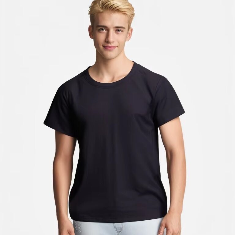 Προσαρμοσμένα μπλουζάκια ανδρικά μπλουζάκια με O-Neck 100% βαμβάκι γρήγορα στεγνό αναπνευστικό βιντέιζ φωτογραφία προσαρμοσμένη σύντομο μανίκι στερεό