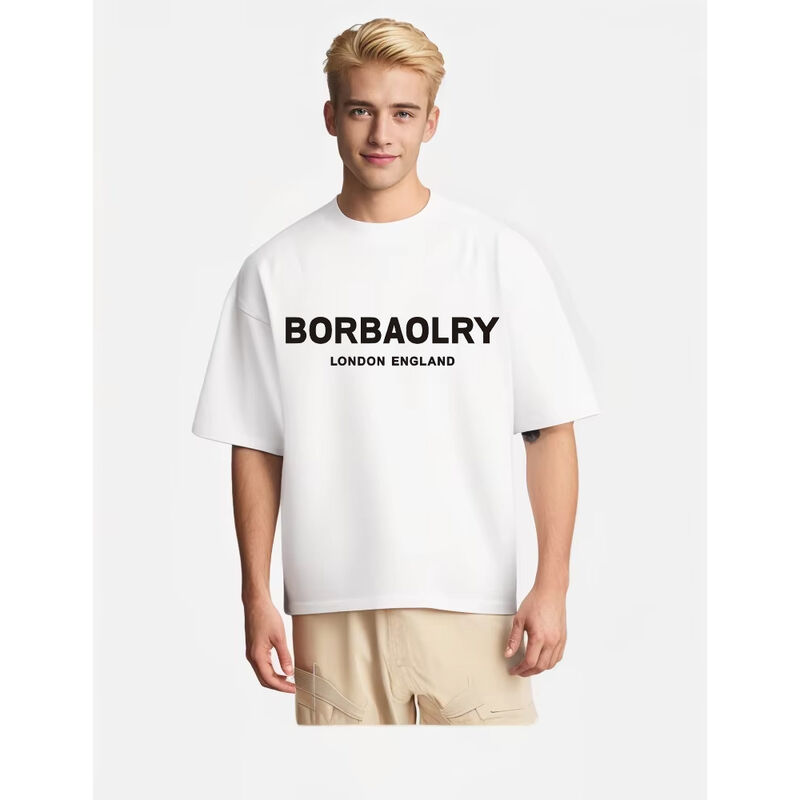 Υψηλής ποιότητας 100% βαμβάκι T-Shirt με μεγάλο μέγεθος Με σύντομο μανίκι