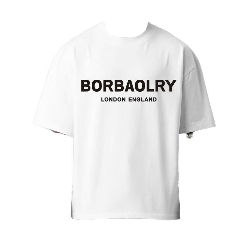 Υψηλής ποιότητας 100% βαμβάκι T-Shirt με μεγάλο μέγεθος Με σύντομο μανίκι