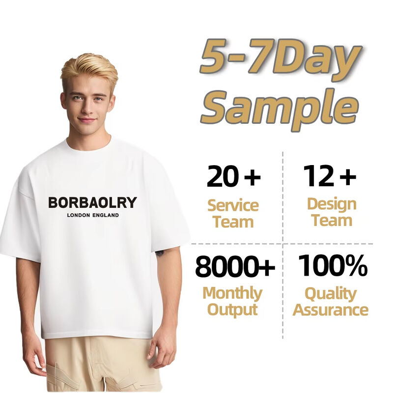 Υψηλής ποιότητας 100% βαμβάκι T-Shirt με μεγάλο μέγεθος Με σύντομο μανίκι