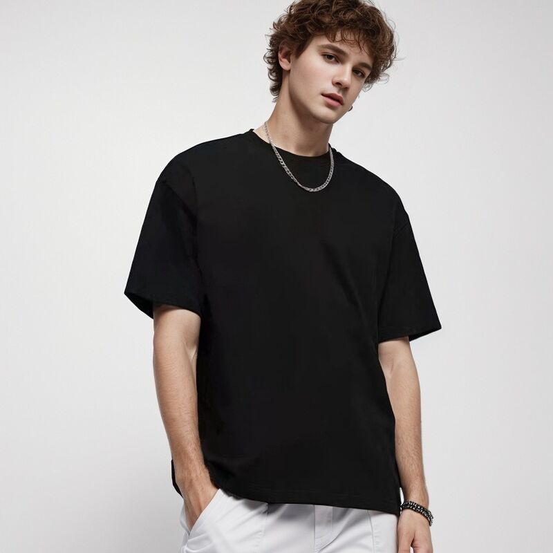 Προσαρμοσμένο ανδρικό κενό μπλουζάκι υψηλής ποιότητας βαρέος βαρύς βάρος μπλουζάκι με κορδόνια για άνδρες