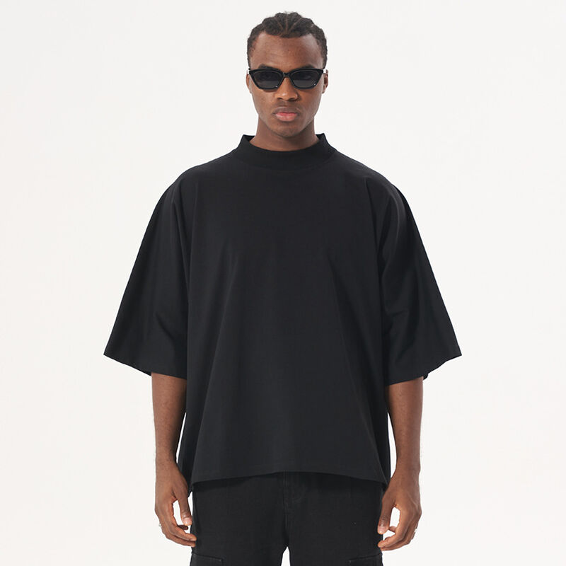 Κατασκευαστές Ρούχων Προσαρμοσμένο T-Shirt 220 Gsm Βαρέως Τύπου Χωρίς Ραφές T-Shirt Boxy Cropped T Shirt