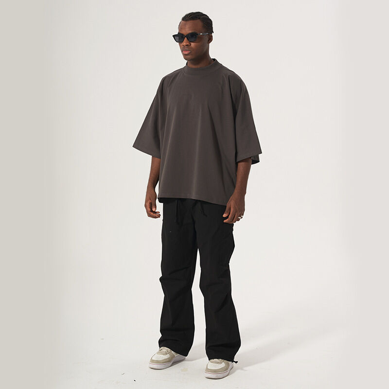 Κατασκευαστές Ρούχων Προσαρμοσμένο T-Shirt 220 Gsm Βαρέως Τύπου Χωρίς Ραφές T-Shirt Boxy Cropped T Shirt