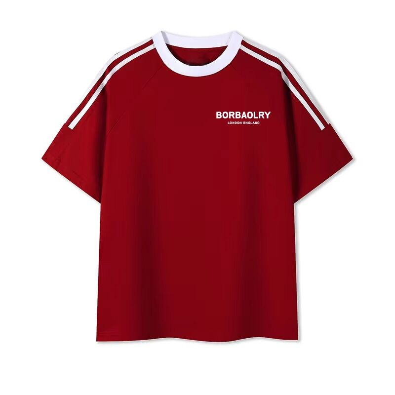 Ανδρικά T-Shirts από Βαμβάκι με Στρογγυλή Λαιμόκοψη, Κανονικής Γραμμής, Πλεκτά, Βαμμένα, Άνετα, Ανδρικά Μπλουζάκια με Εκτύπωση, Γλυκό T-Shirt για Άνδρες