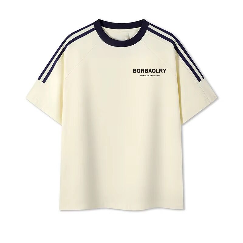 Ανδρικά T-Shirts από Βαμβάκι με Στρογγυλή Λαιμόκοψη, Κανονικής Γραμμής, Πλεκτά, Βαμμένα, Άνετα, Ανδρικά Μπλουζάκια με Εκτύπωση, Γλυκό T-Shirt για Άνδρες