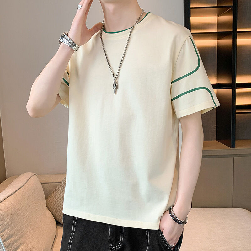 OEM Custom logo Έμβιση Τυπωμένο Σχεδιασμό για άνδρες Σύντομο μανίκι t μπλουζάκι με χαλαρό πάνω καλοκαίρι μισό μανίκι t μπλουζάκι