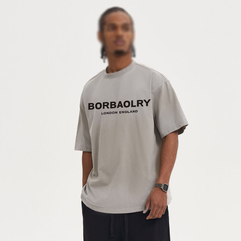 Ανδρικό μπλουζάκι επώνυμης μάρκας, πολυτελές βαμβακερό μπλουζάκι εξωτερικού χώρου με στάμπα, στρογγυλή λαιμόκοψη, κοντό μανίκι, casual φούτερ