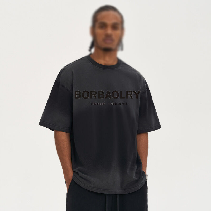 Ανδρικό μπλουζάκι επώνυμης μάρκας, πολυτελές βαμβακερό μπλουζάκι εξωτερικού χώρου με στάμπα, στρογγυλή λαιμόκοψη, κοντό μανίκι, casual φούτερ