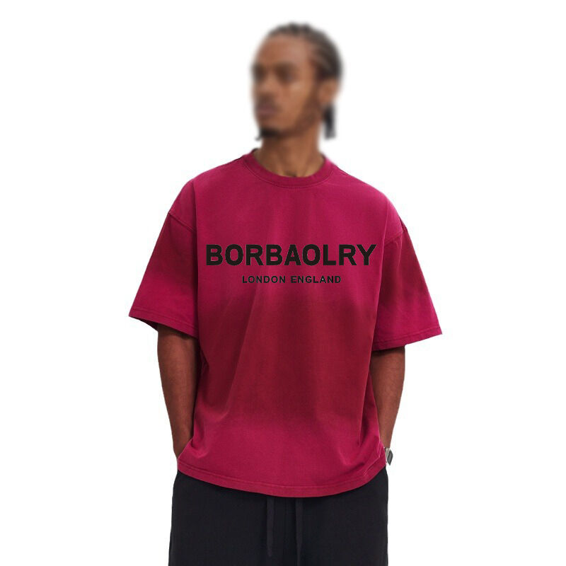 Ανδρικό μπλουζάκι επώνυμης μάρκας, πολυτελές βαμβακερό μπλουζάκι εξωτερικού χώρου με στάμπα, στρογγυλή λαιμόκοψη, κοντό μανίκι, casual φούτερ