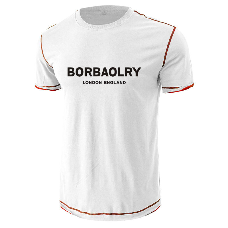 Προσαρμοσμένο λογότυπο σε μπλουζάκι γυμναστικής συμπίεσης για γυμναστήριο, γρήγορο στέγνωμα, αναπνέον, μυϊκό ανδρικό αθλητικό ρούχο, κοντομάνικο αθλητικό εφαρμοστό μπλουζάκι