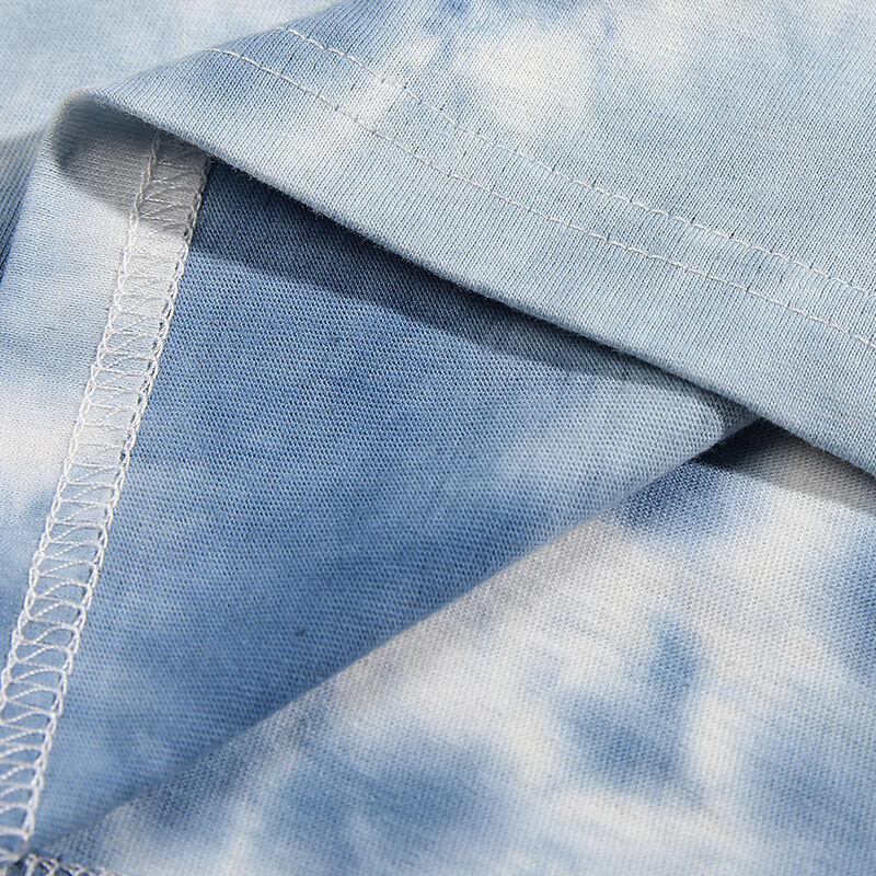 Νέα μόδα Άνδρες Υψηλής ποιότητας INS O-Neck T-Shirt Μεγάλο μέγεθος Βαμβακερό γραβάτα βαφή Custom Heavyweight Streetwear