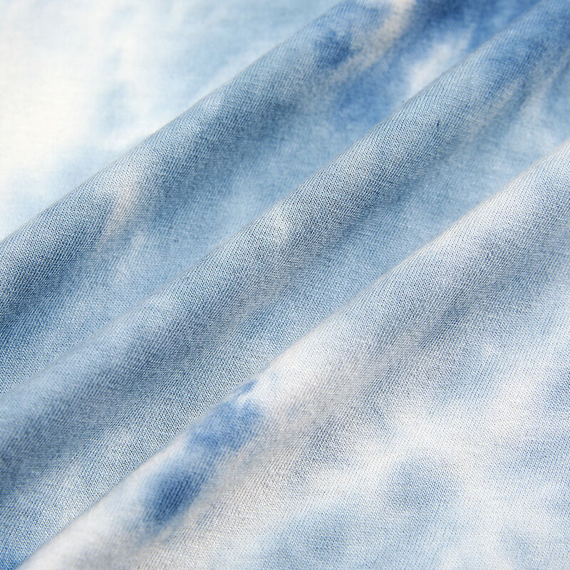 Νέα μόδα Άνδρες Υψηλής ποιότητας INS O-Neck T-Shirt Μεγάλο μέγεθος Βαμβακερό γραβάτα βαφή Custom Heavyweight Streetwear