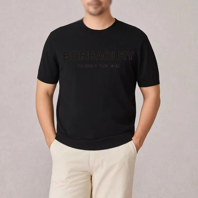 Χονδρική Ανδρικό T-shirt Γυμναστικής Τρεξίματος Γρήγορου Στεγνώματος Προσαρμοσμένη Εκτύπωση Απλό Λευκό Αθλητικό Επίσημο Πλεκτό Στυλ