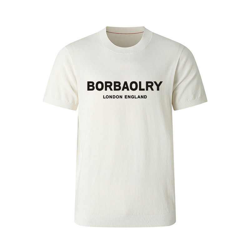 Χονδρική Ανδρικό T-shirt Γυμναστικής Τρεξίματος Γρήγορου Στεγνώματος Προσαρμοσμένη Εκτύπωση Απλό Λευκό Αθλητικό Επίσημο Πλεκτό Στυλ