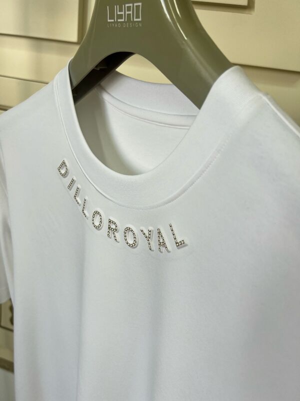 T-shirts με στρογγυλή λαιμόκοψη | Μπλουζάκι ανδρικό με λογότυπο από στρας & γραφιστική εκτύπωση OEM/ODM Κατασκευαστής