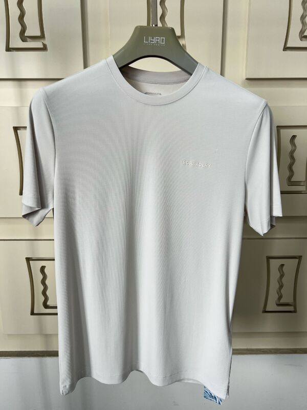 Αθλητικά ανδρικά ρούχα Ελαφρύ γκρίζο σύντομο - Τοπ με μανίκια και παντελόνια, αναπνευστικά και άνετα T-shirt για άνδρες