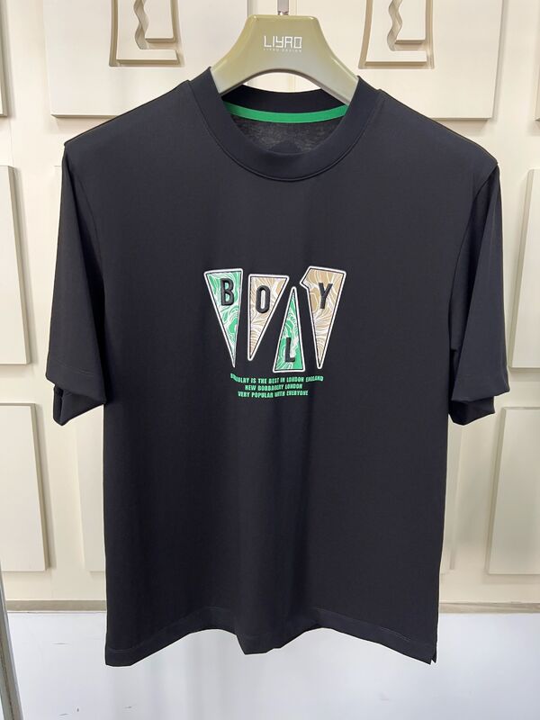 Ανδρικά T-shirts με στρογγυλή λαιμόκοψη και κοντό μανίκι, μοντέρνα με στάμπα γραφικών και κεντήματα, πολύχρωμα, casual, 100% βαμβακερά T-shirts για άνδρες