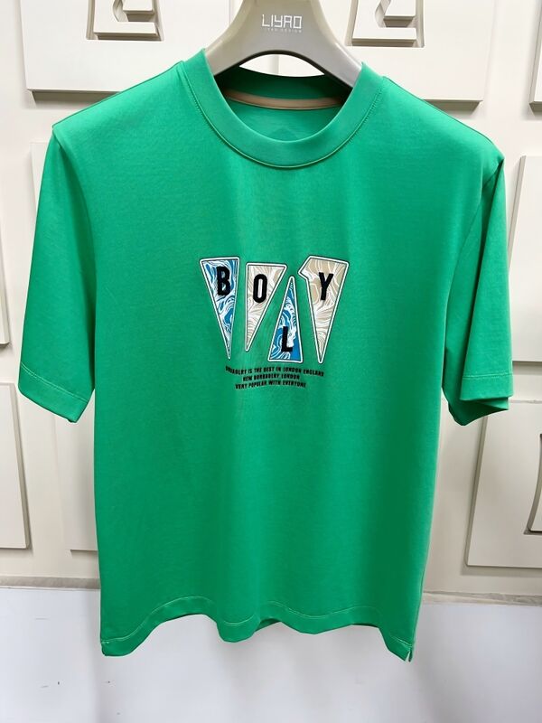 Ανδρικά T-shirts με στρογγυλή λαιμόκοψη και κοντό μανίκι, μοντέρνα με στάμπα γραφικών και κεντήματα, πολύχρωμα, casual, 100% βαμβακερά T-shirts για άνδρες